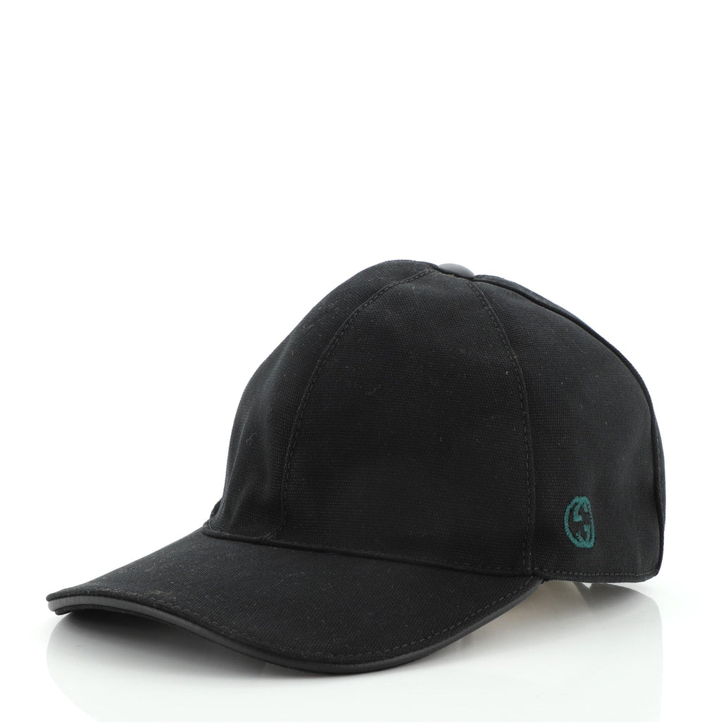Interlocking GG Baseball Cap Canvas Large