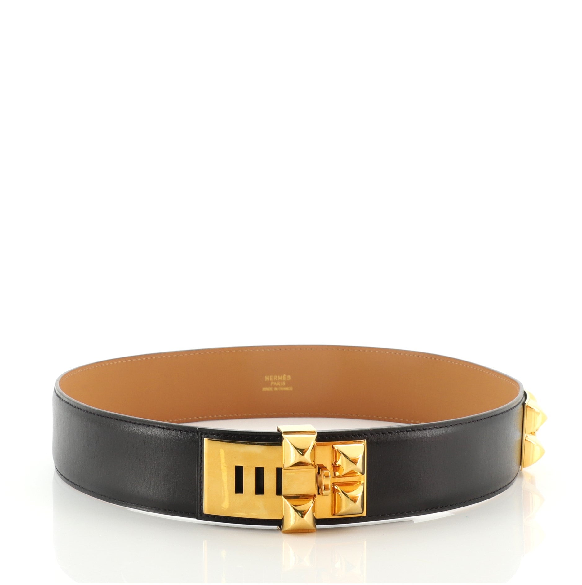Collier de Chien Belt Leather Wide 70