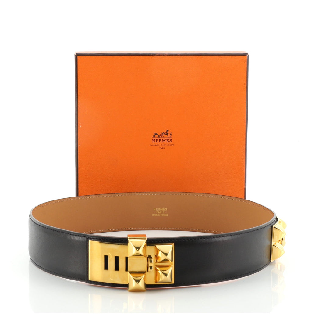 Collier de Chien Belt Leather Wide 70