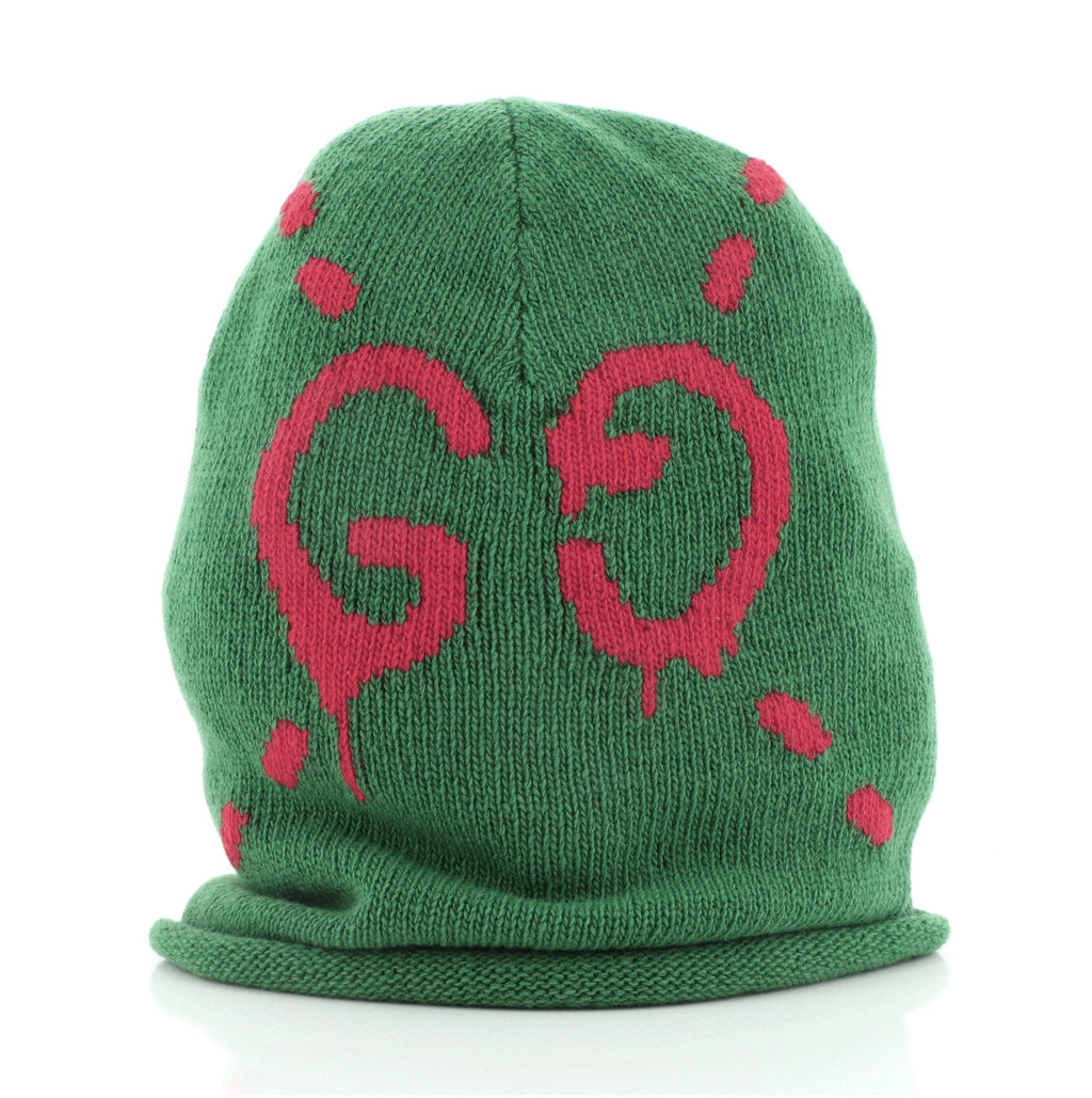 Guccighost Knit Beanie Wool XS