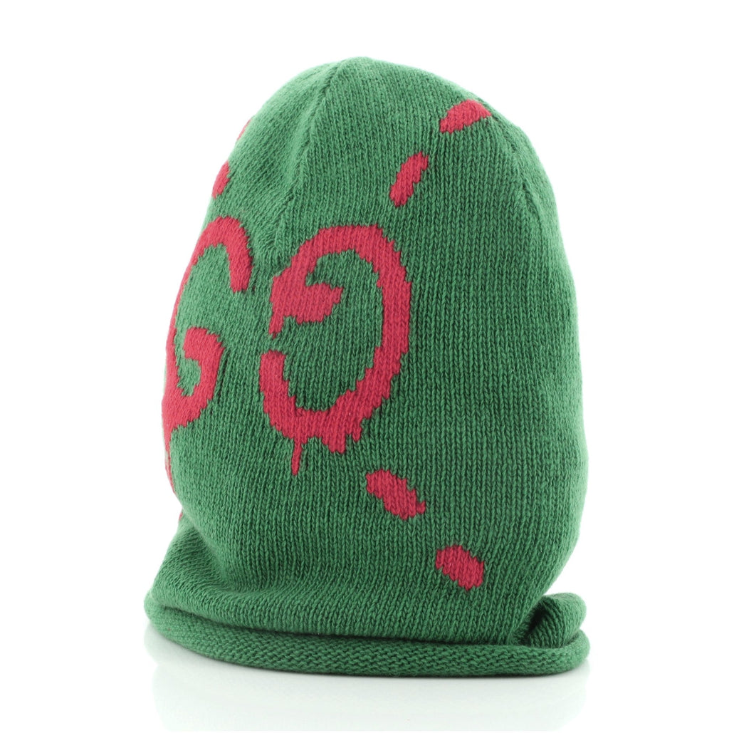Guccighost Knit Beanie Wool XS