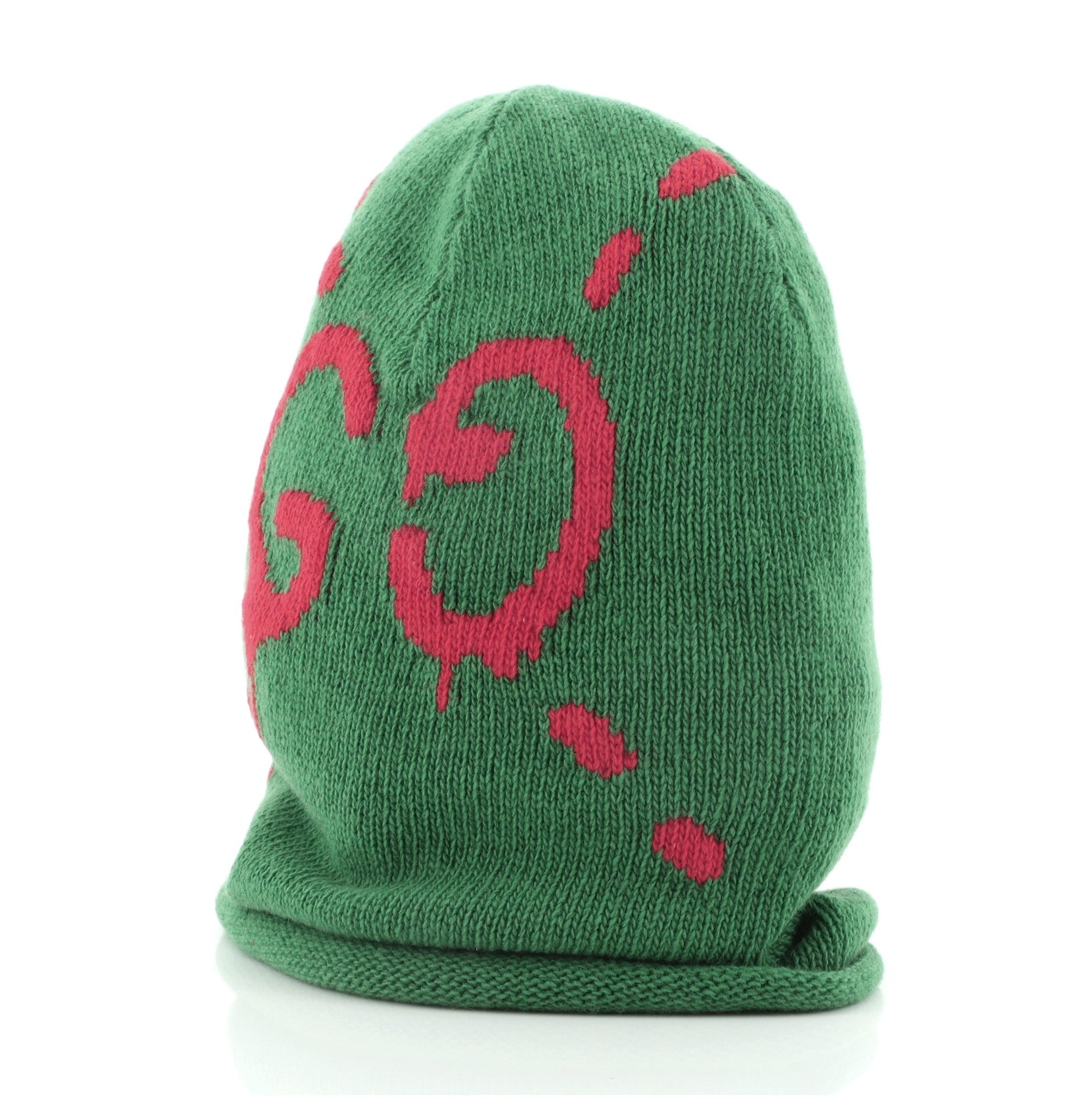 Guccighost Knit Beanie Wool XS