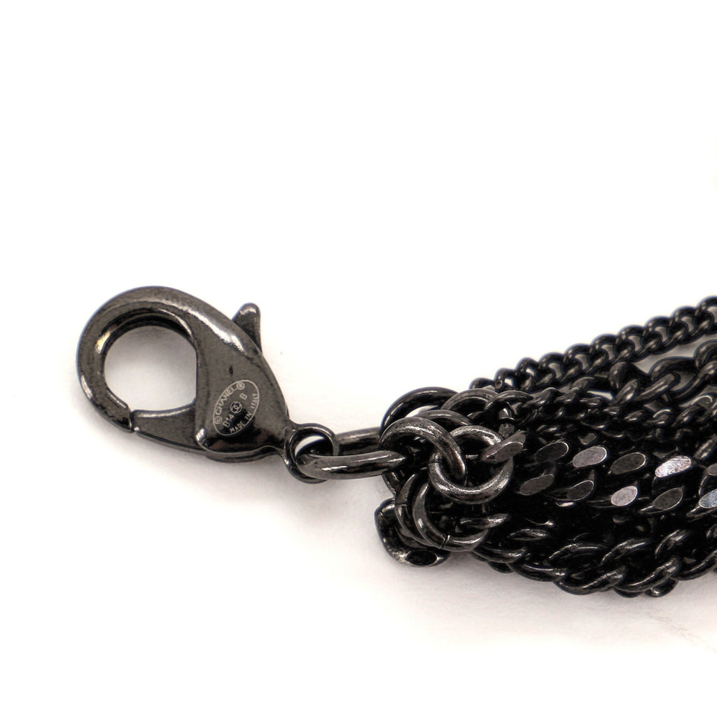 CC Multiple Strand Ombre Metal Necklace