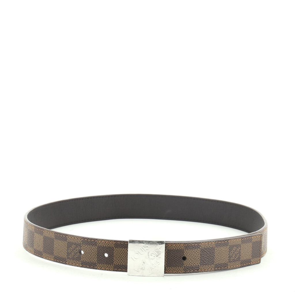 Ceinture Carre Belt Damier Thin 80