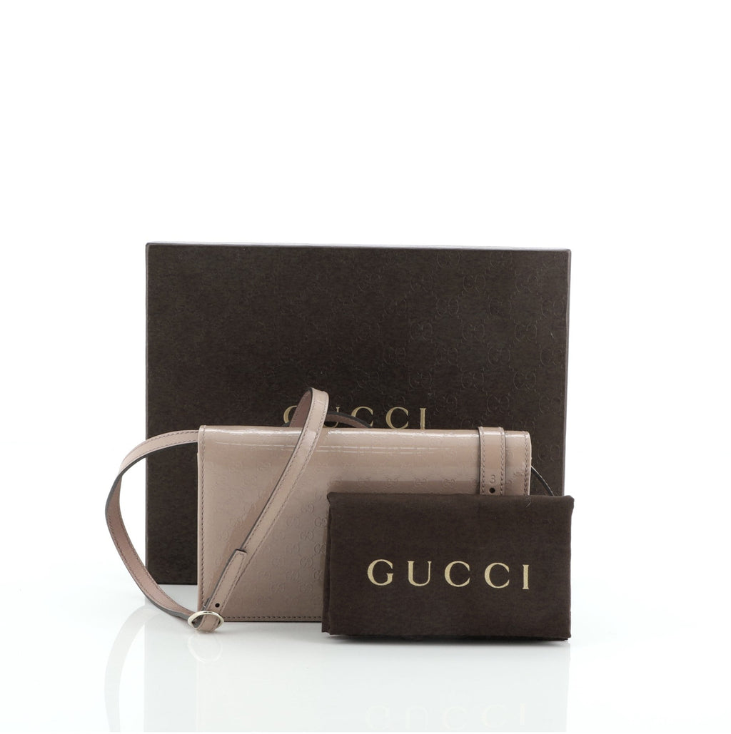 Nice Crossbody Bag Microguccissima Patent Mini