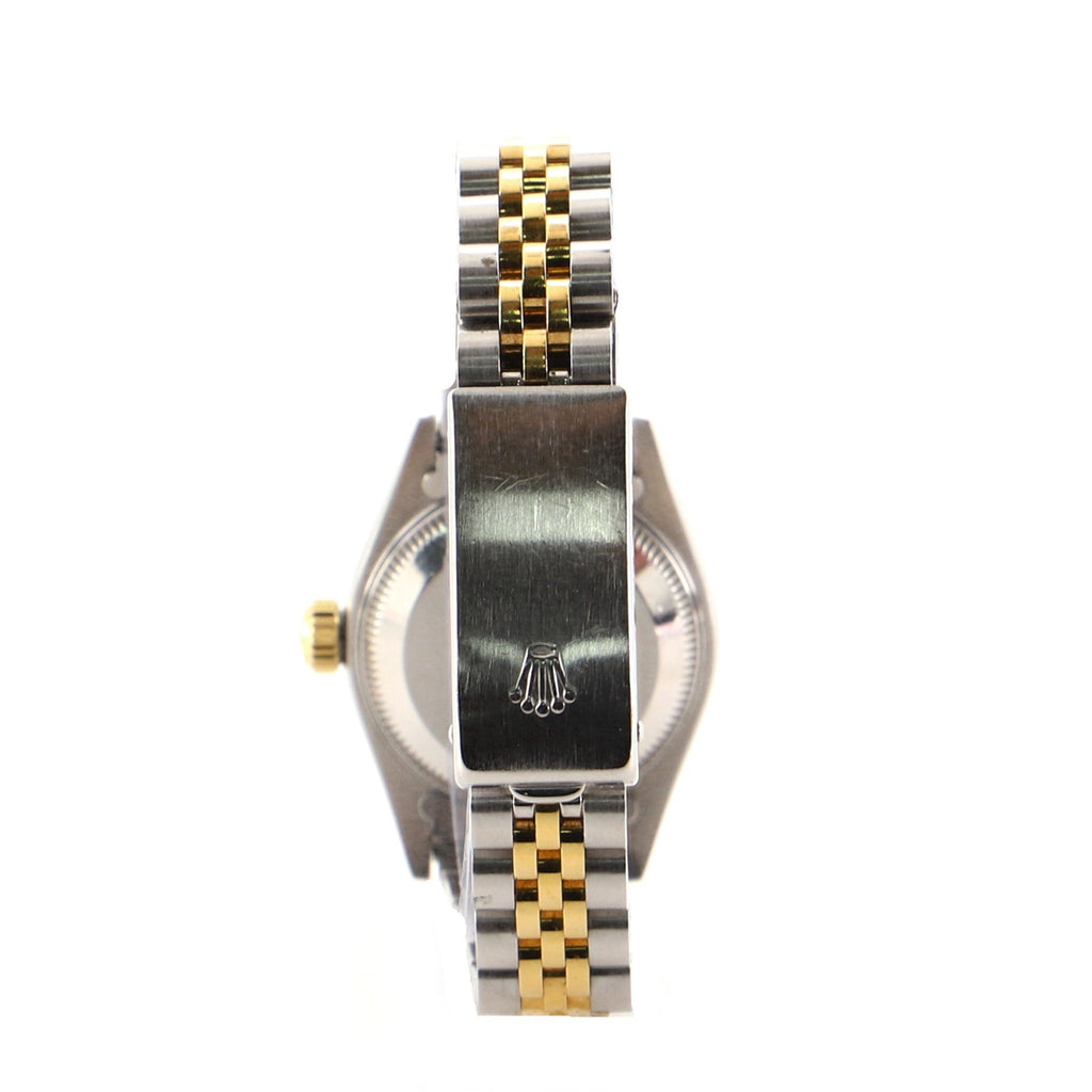 Oyster Perpetual Datejust Automatic Watch Stainless Steel and Yellow Gold with Diamond Markers 26