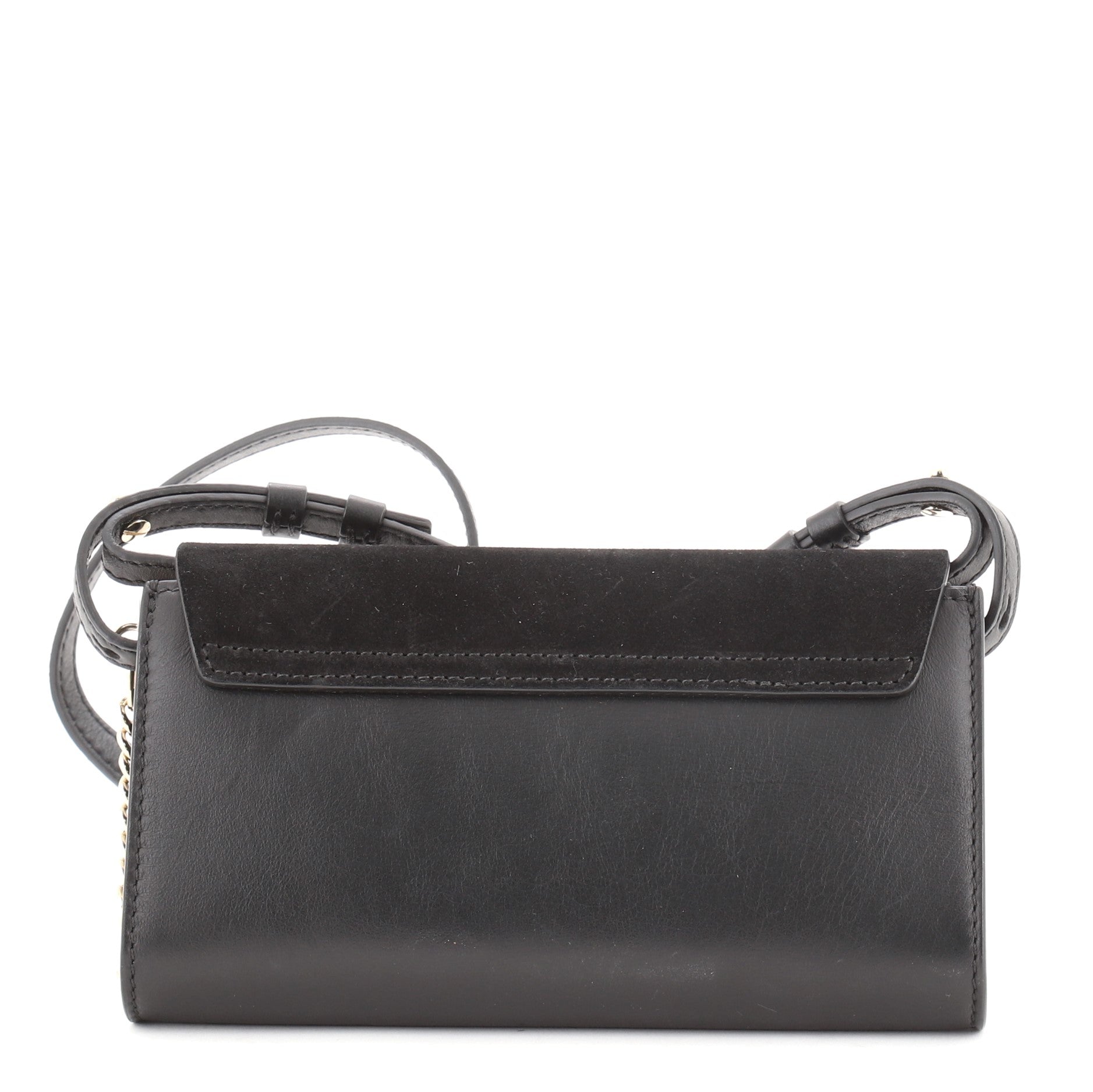 Faye Shoulder Bag Leather and Suede Mini