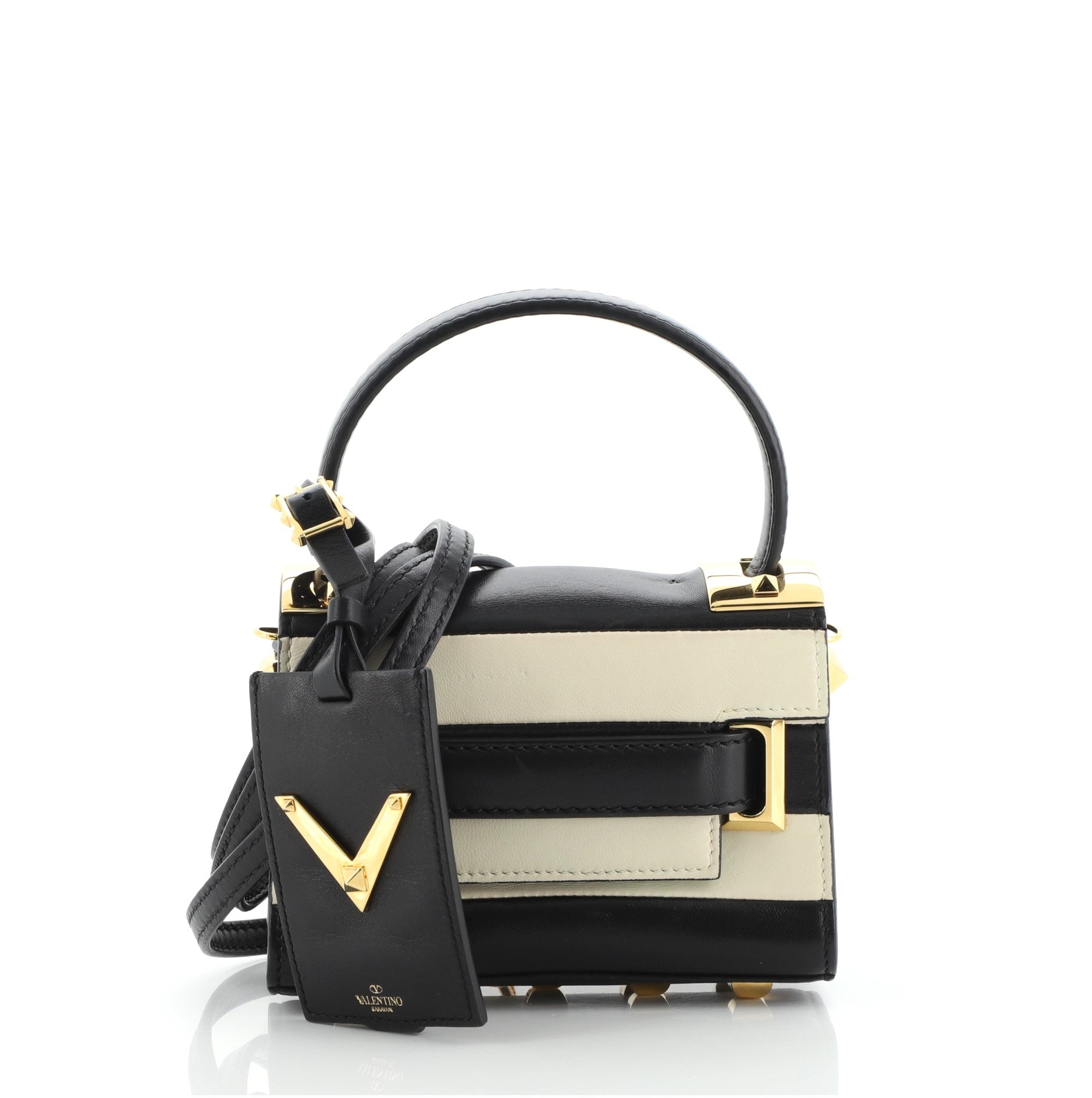 My Rockstud Satchel Leather Mini