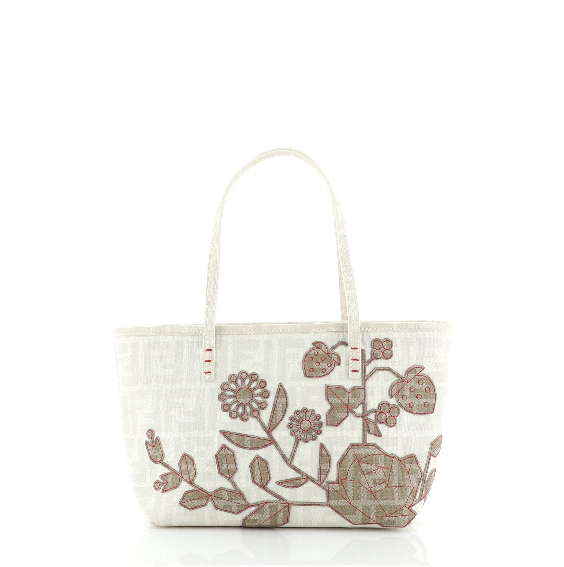 Roll tote Zucca Embroidered Canvas Mini