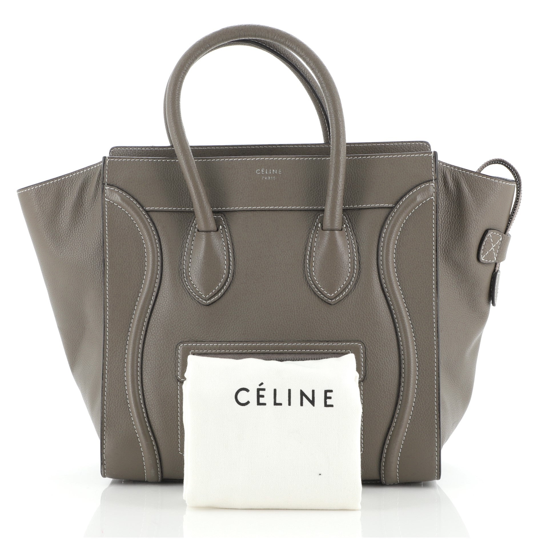 Luggage Bag Grainy Leather Mini