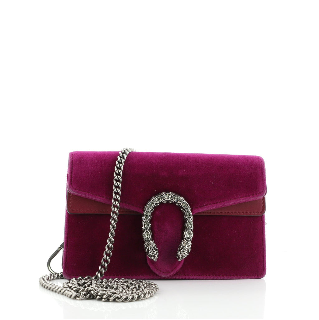 Dionysus Bag Velvet Super Mini