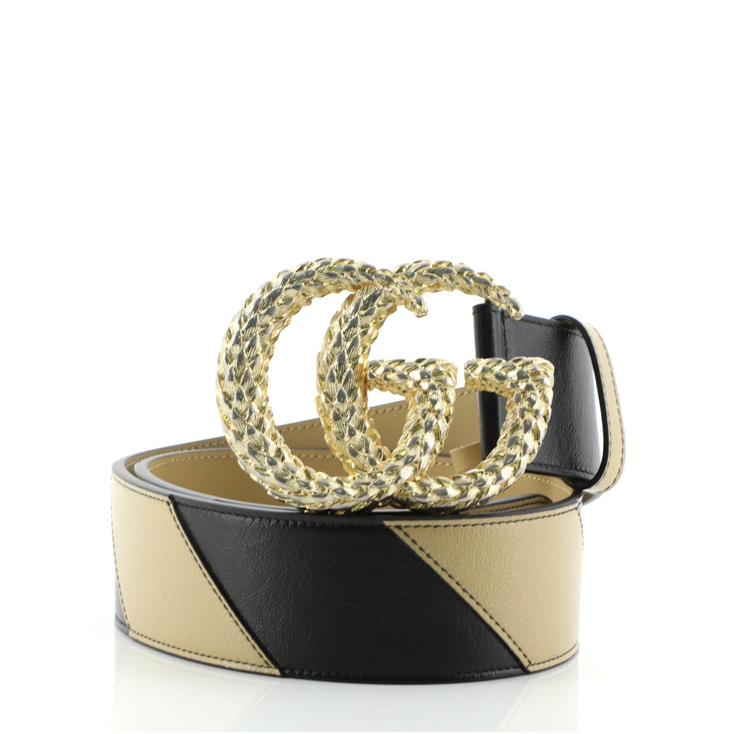 GG Marmont Belt Bag Diagonal Quilted Leather Wide 85