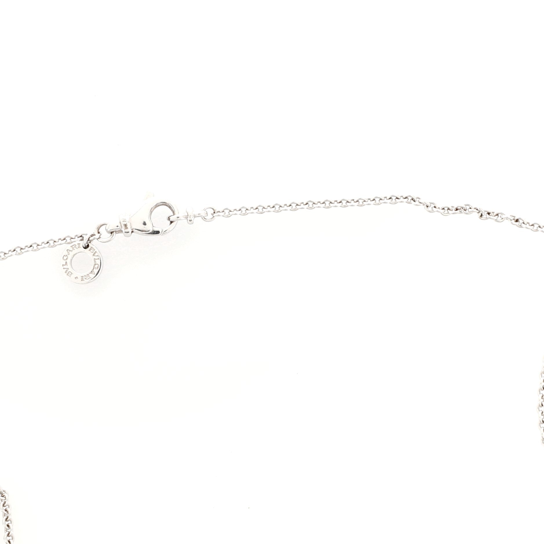 B.Zero1 Pendant Necklace 18K White Gold