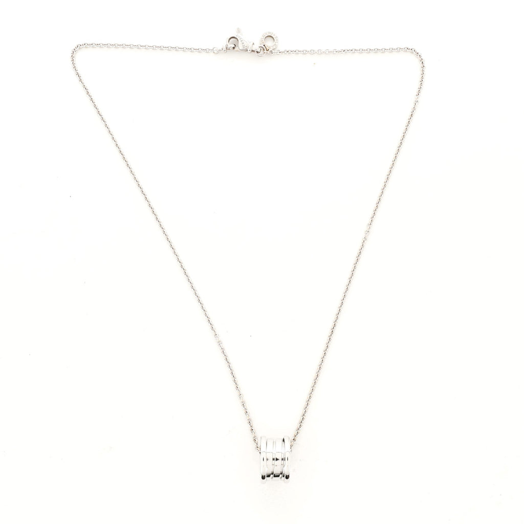 B.Zero1 Pendant Necklace 18K White Gold