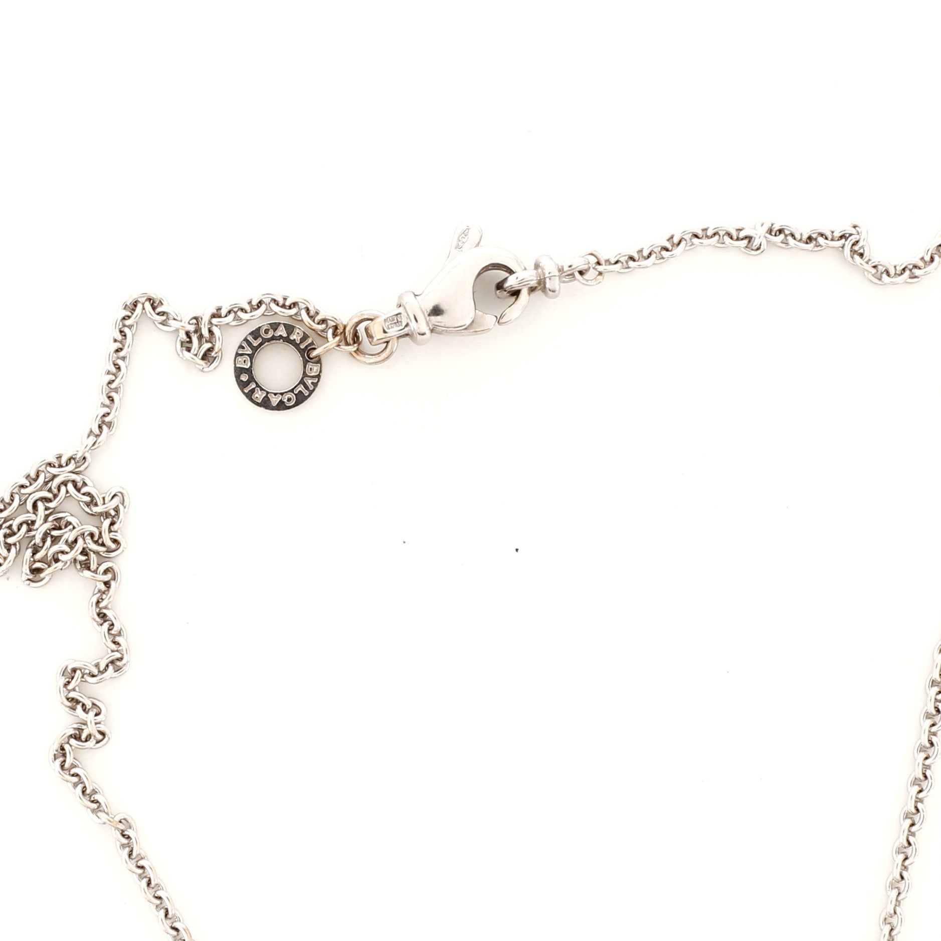 B.Zero1 Pendant Necklace 18K White Gold