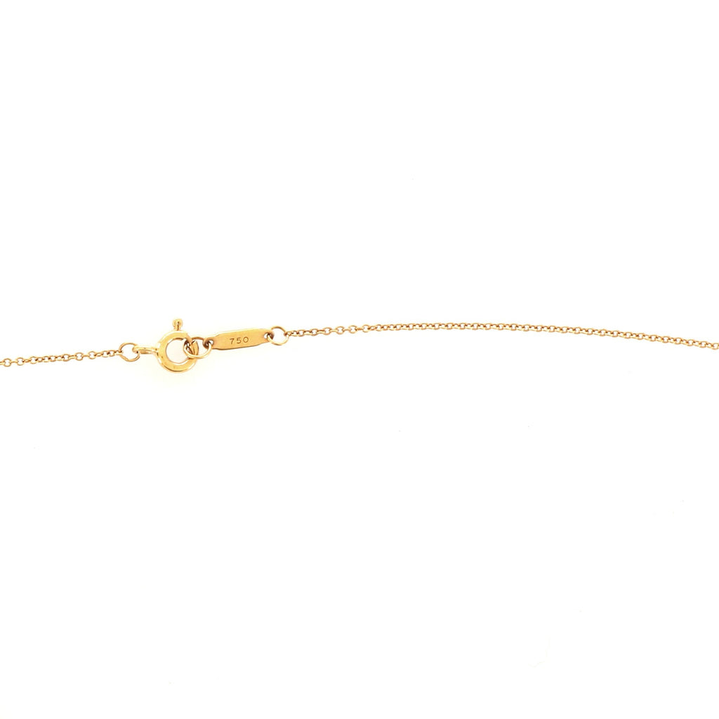 Cross Pendant Necklace 18K Yellow Gold with Diamond