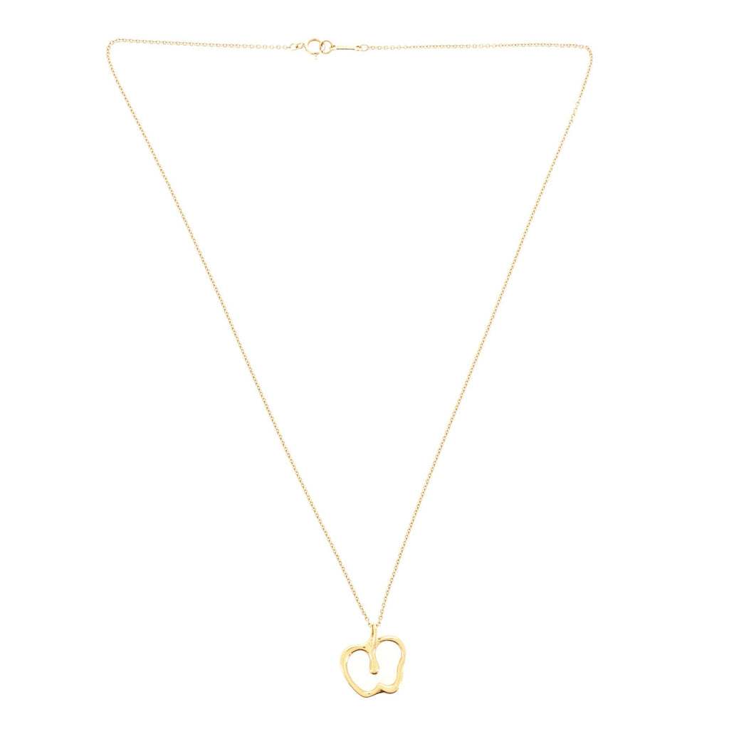 Elsa Peretti Apple Pendant Necklace 18K Yellow Gold