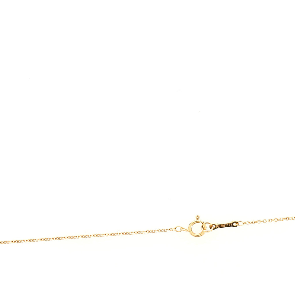 Elsa Peretti Apple Pendant Necklace 18K Yellow Gold
