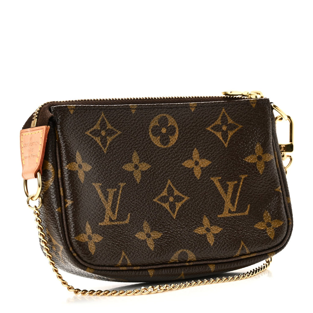 Monogram Complice Trunks and Bags Mini Pochette Accessories Beige