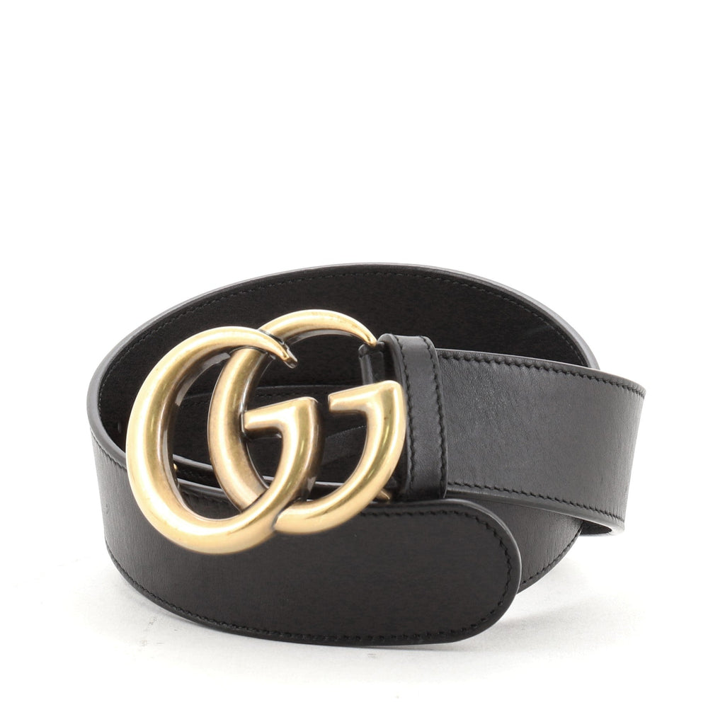 GG Marmont Belt Leather Wide 80