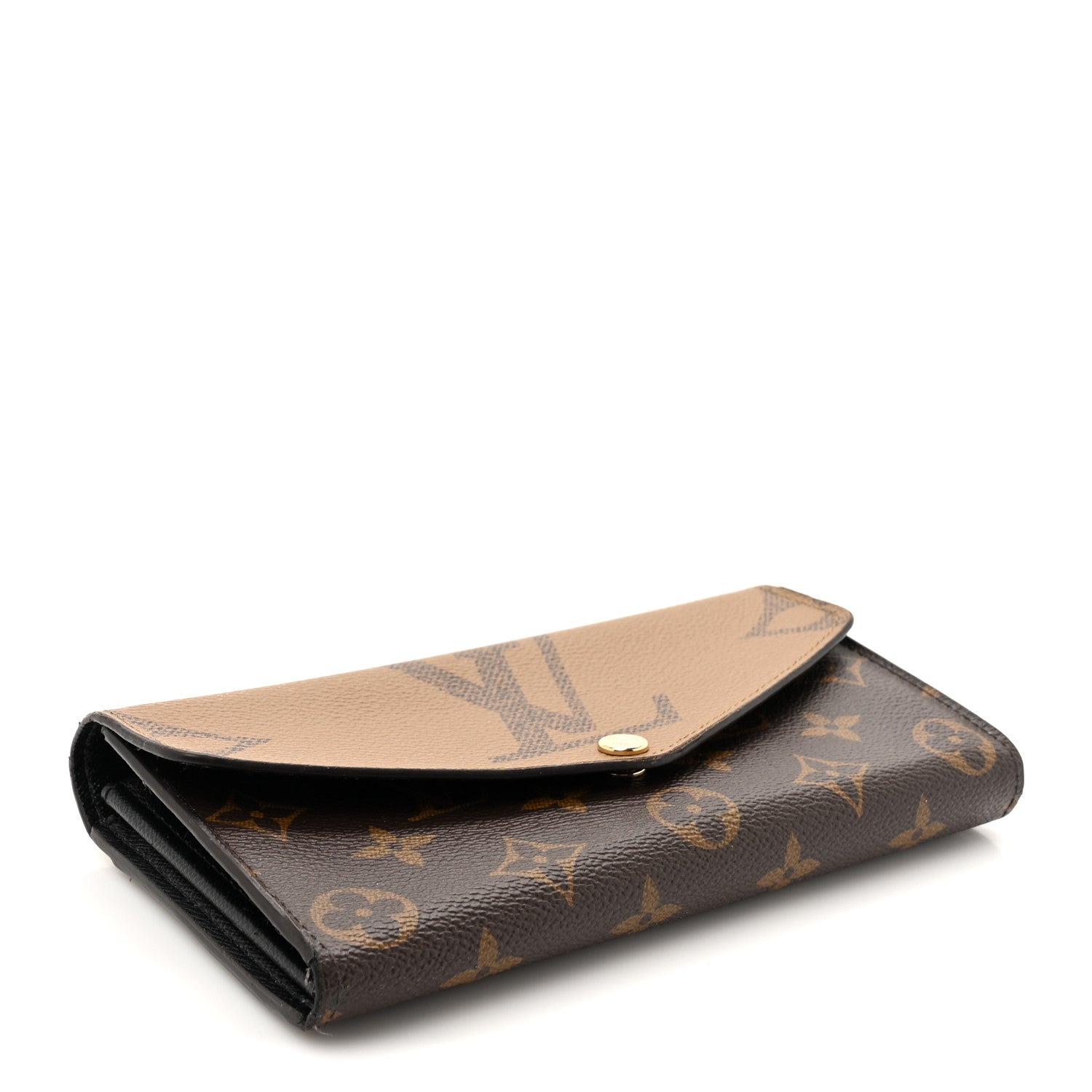 Reverse Monogram Giant Sarah Wallet