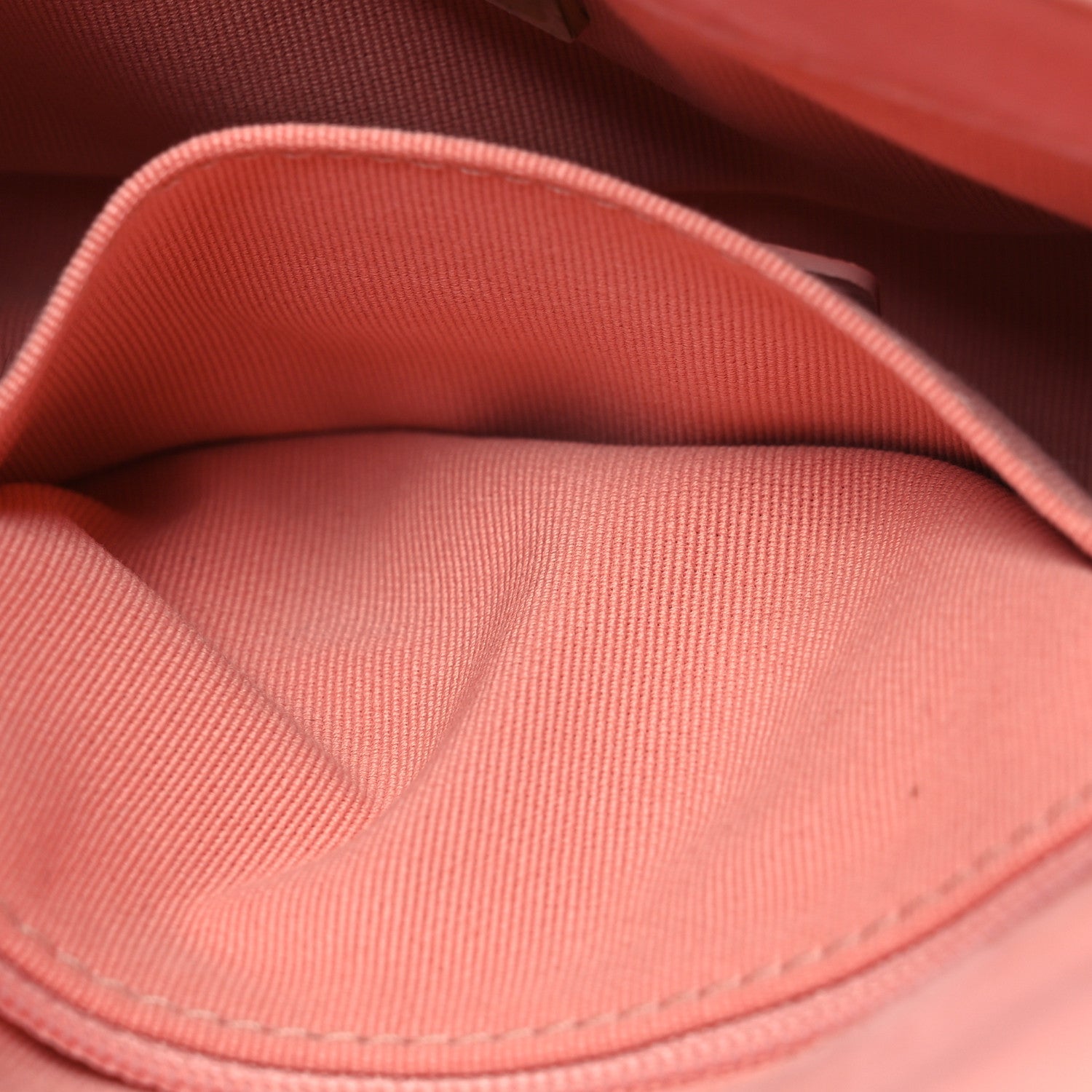 Velour Quilted Mini Double Frame Flap Rose