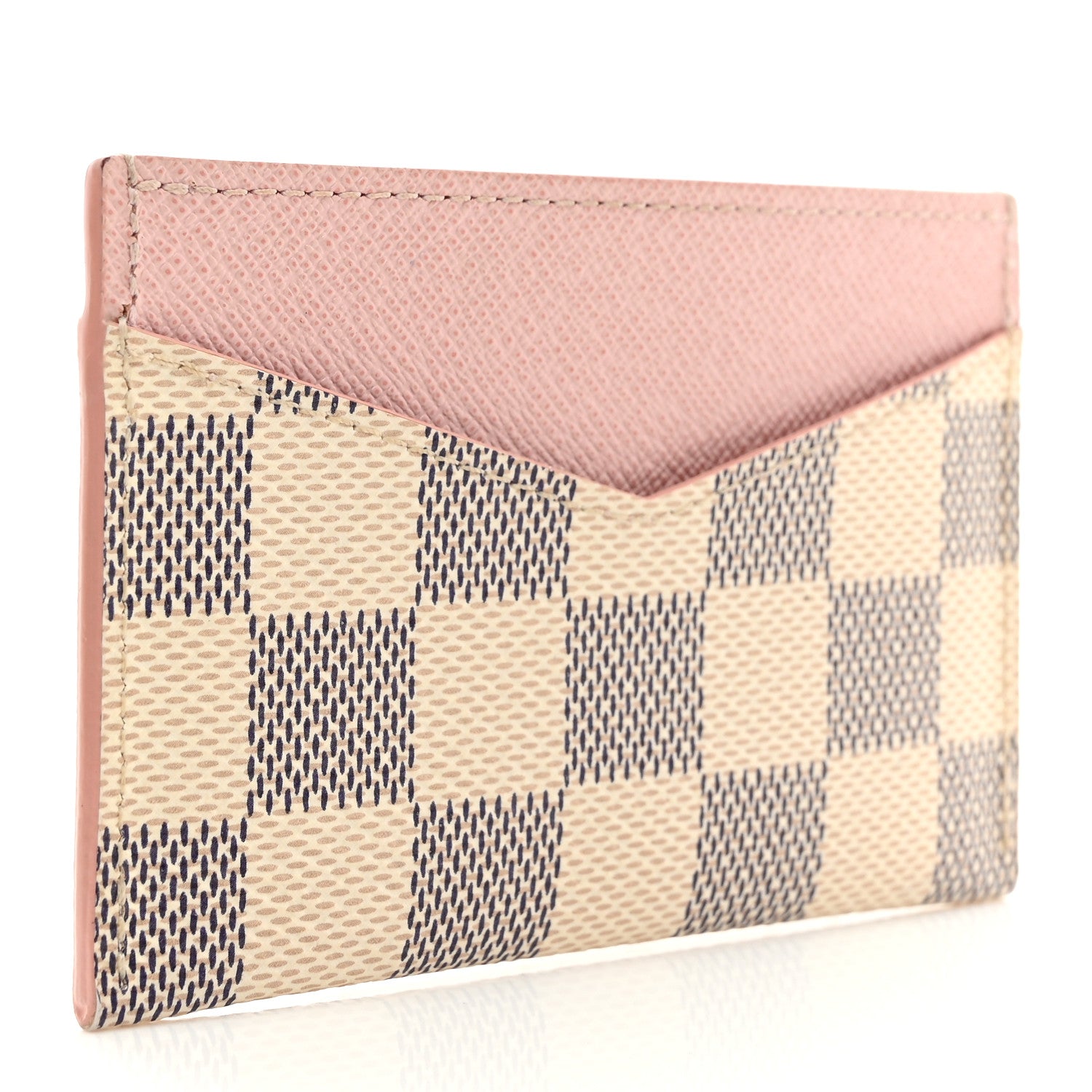 Damier Azur Daily  Holder Rose Ballerine