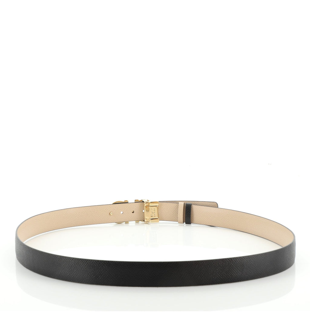 Gancini Belt Leather Thin 100