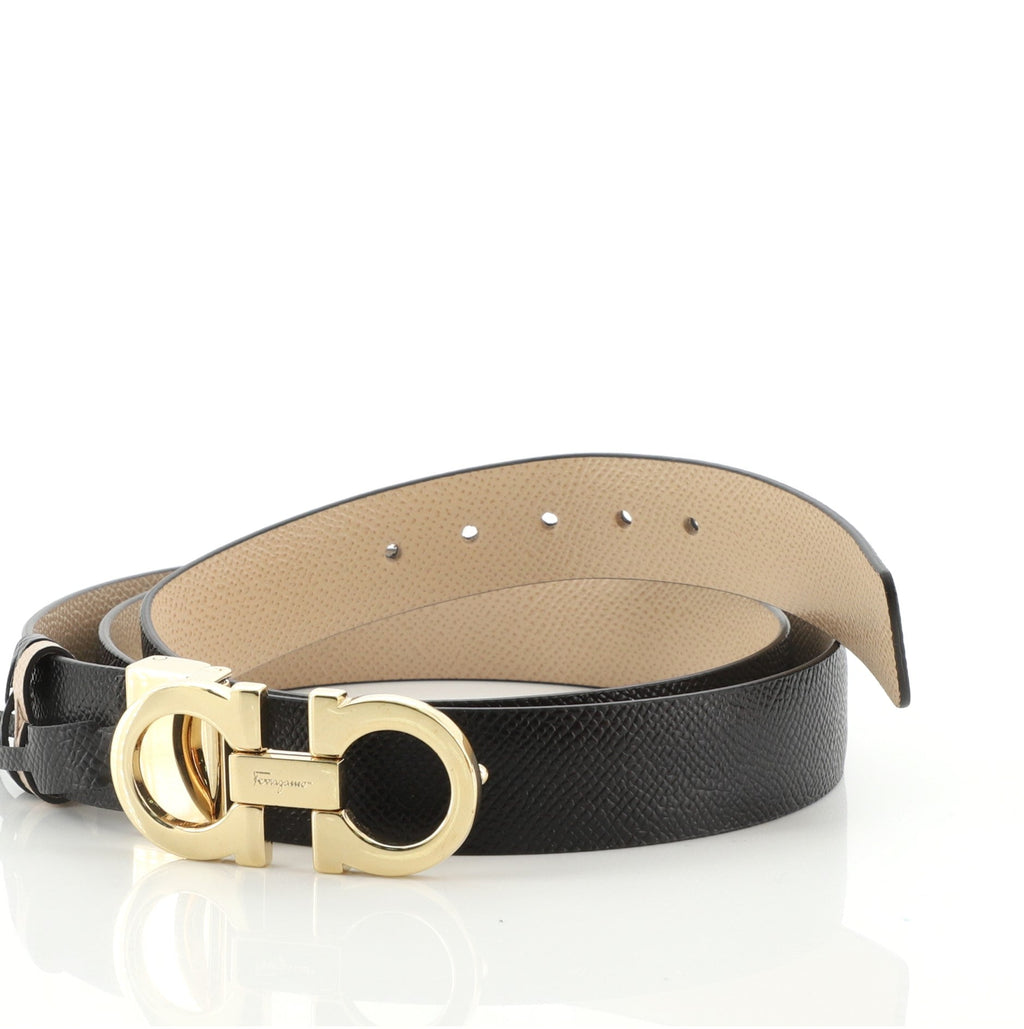 Gancini Belt Leather Thin 100
