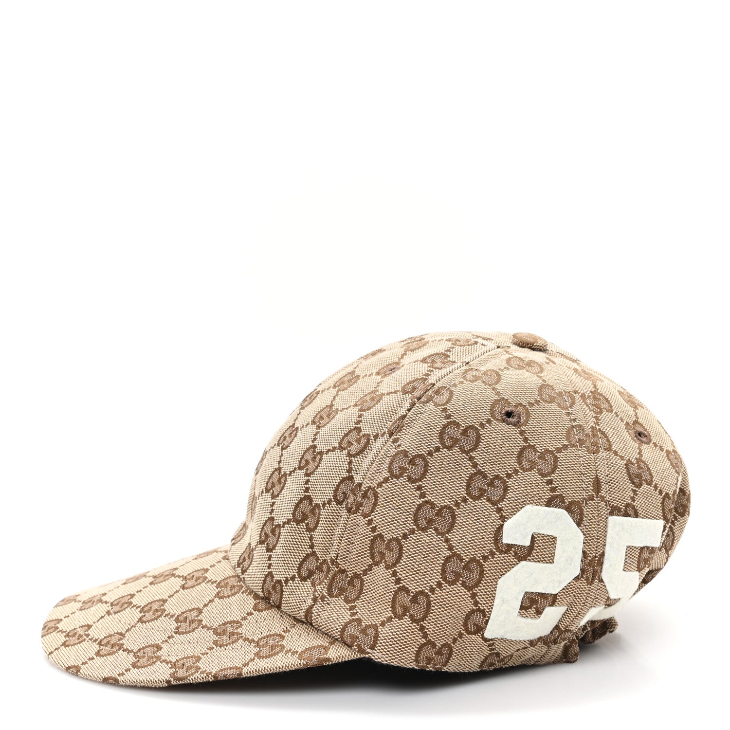 Monogram Patch Logo Soft Baseball Hat L Beige Cocoa