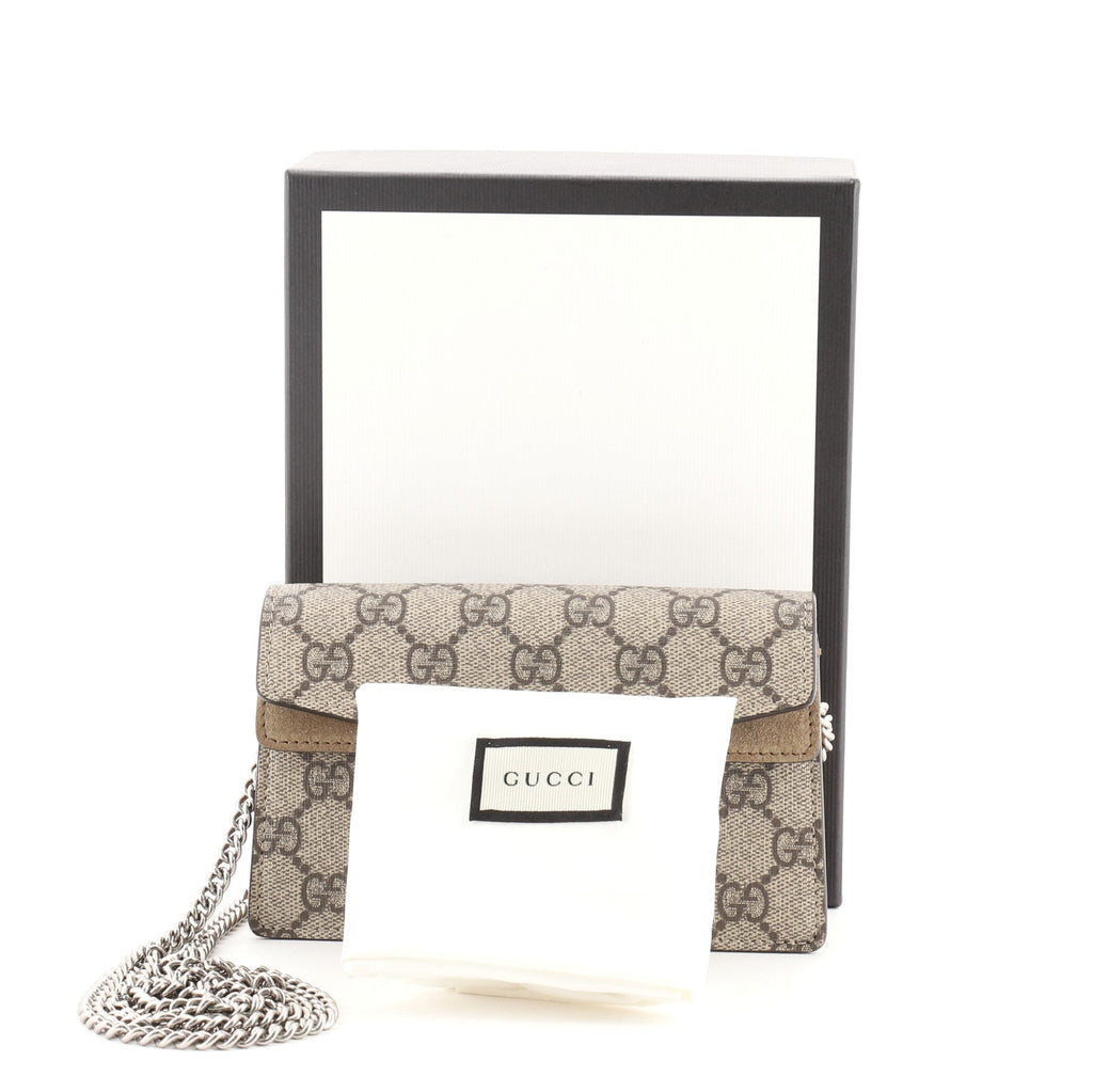 Dionysus Bag GG Coated Canvas Super Mini