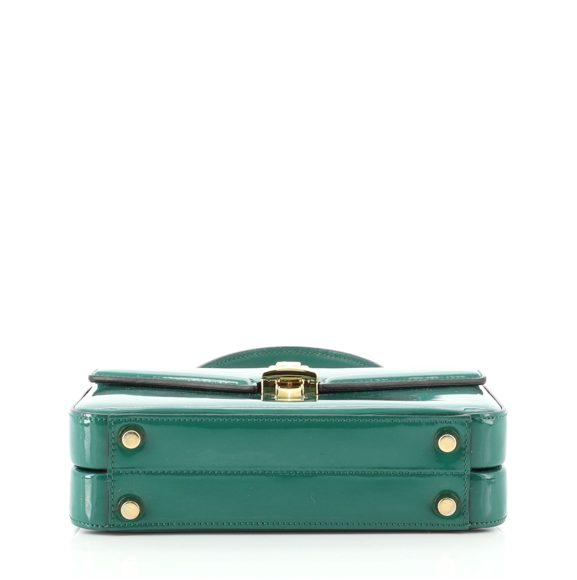 1969 Sylvie Top Handle Bag Patent Leather Mini