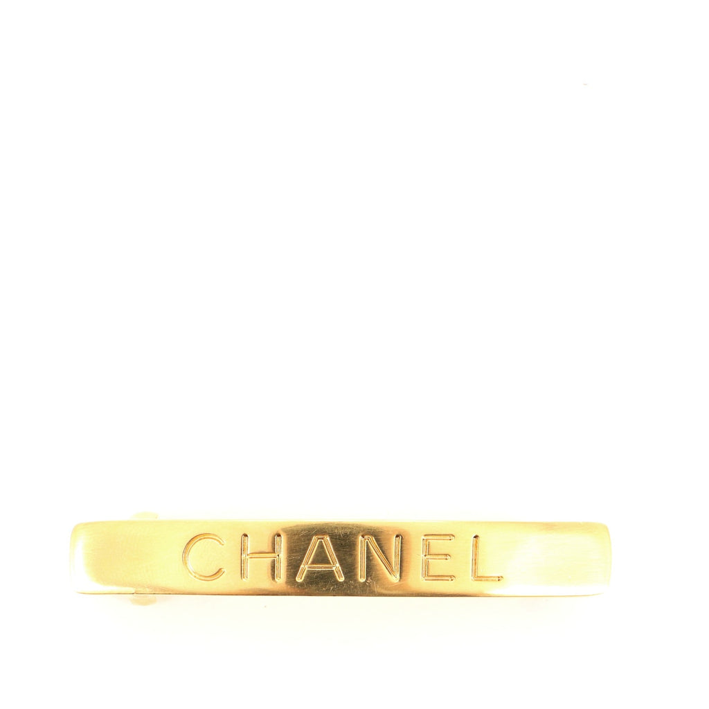 Logo Hair Barrette Metal XS