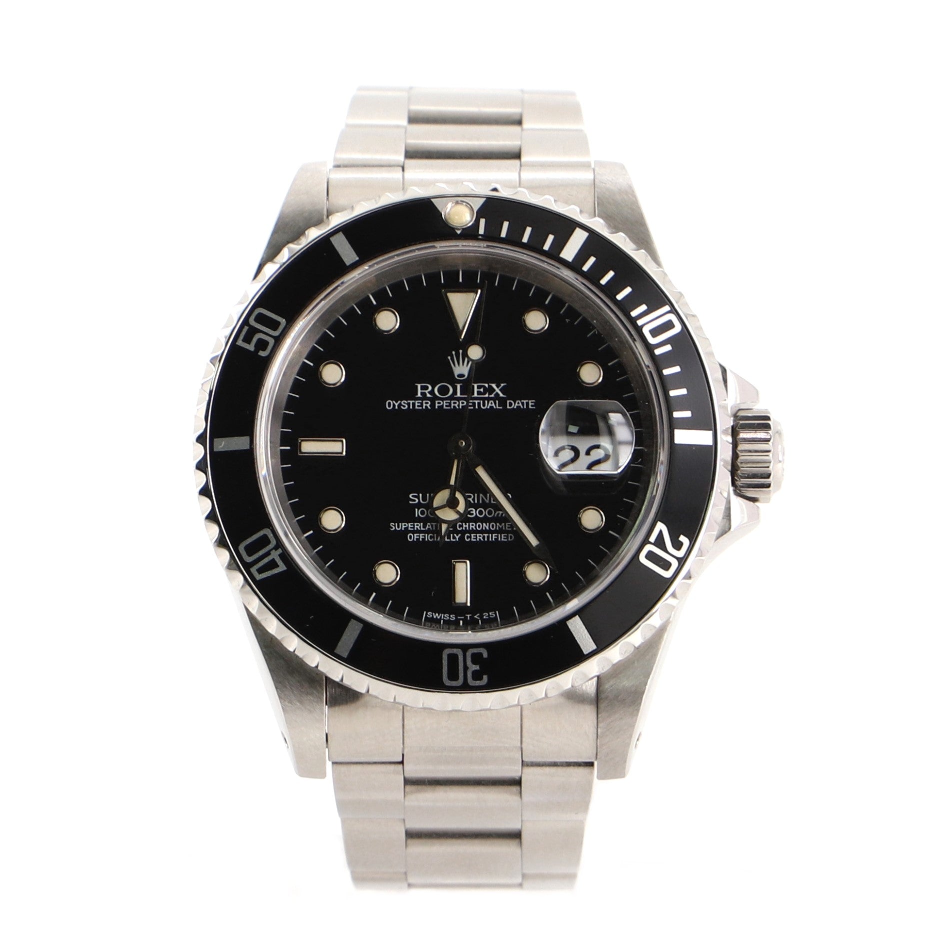 Oyster Perpetual Submariner Date Automatic Watch Stainless Steel 40