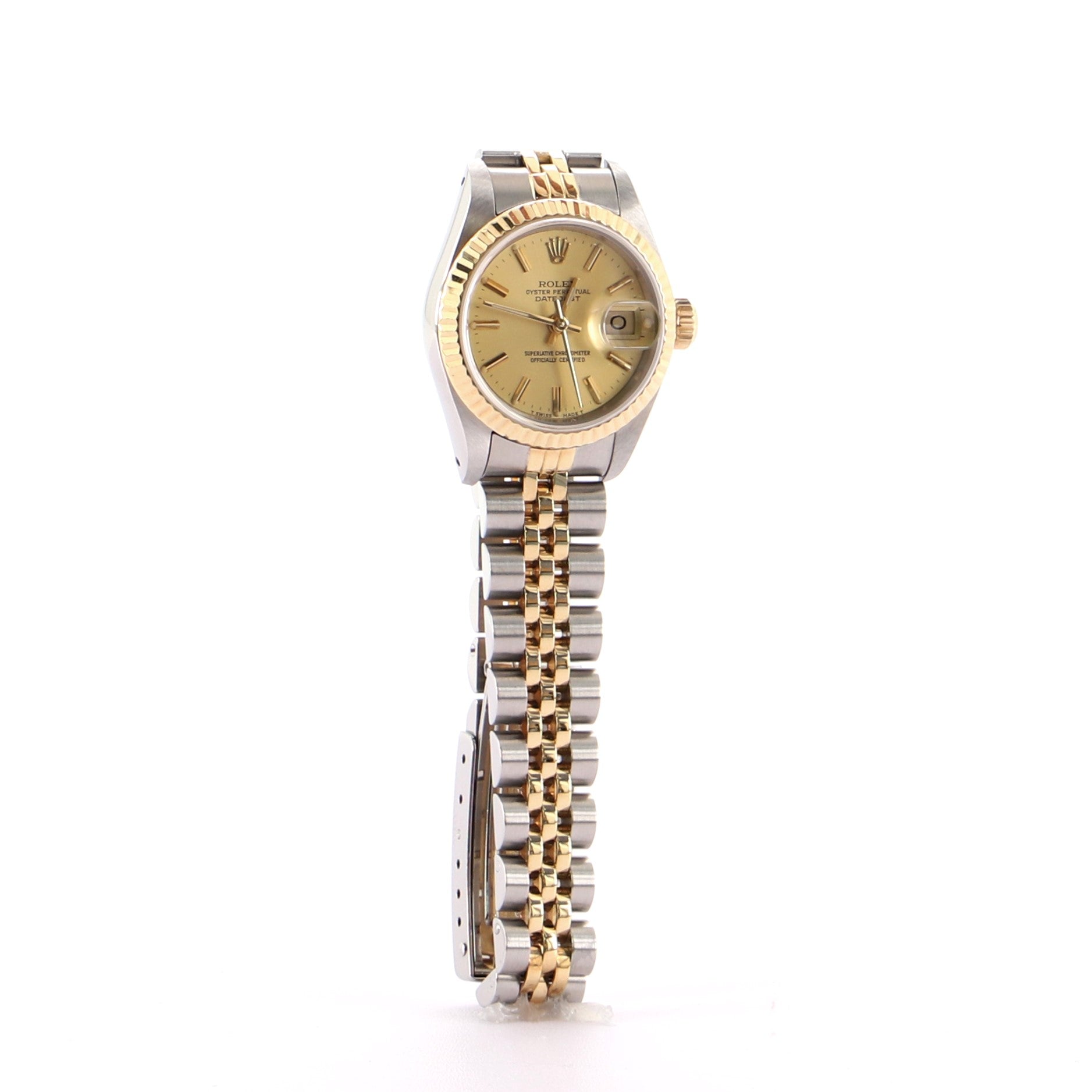 Oyster Perpetual Datejust Automatic Watch Stainless Steel and Yellow Gold 26