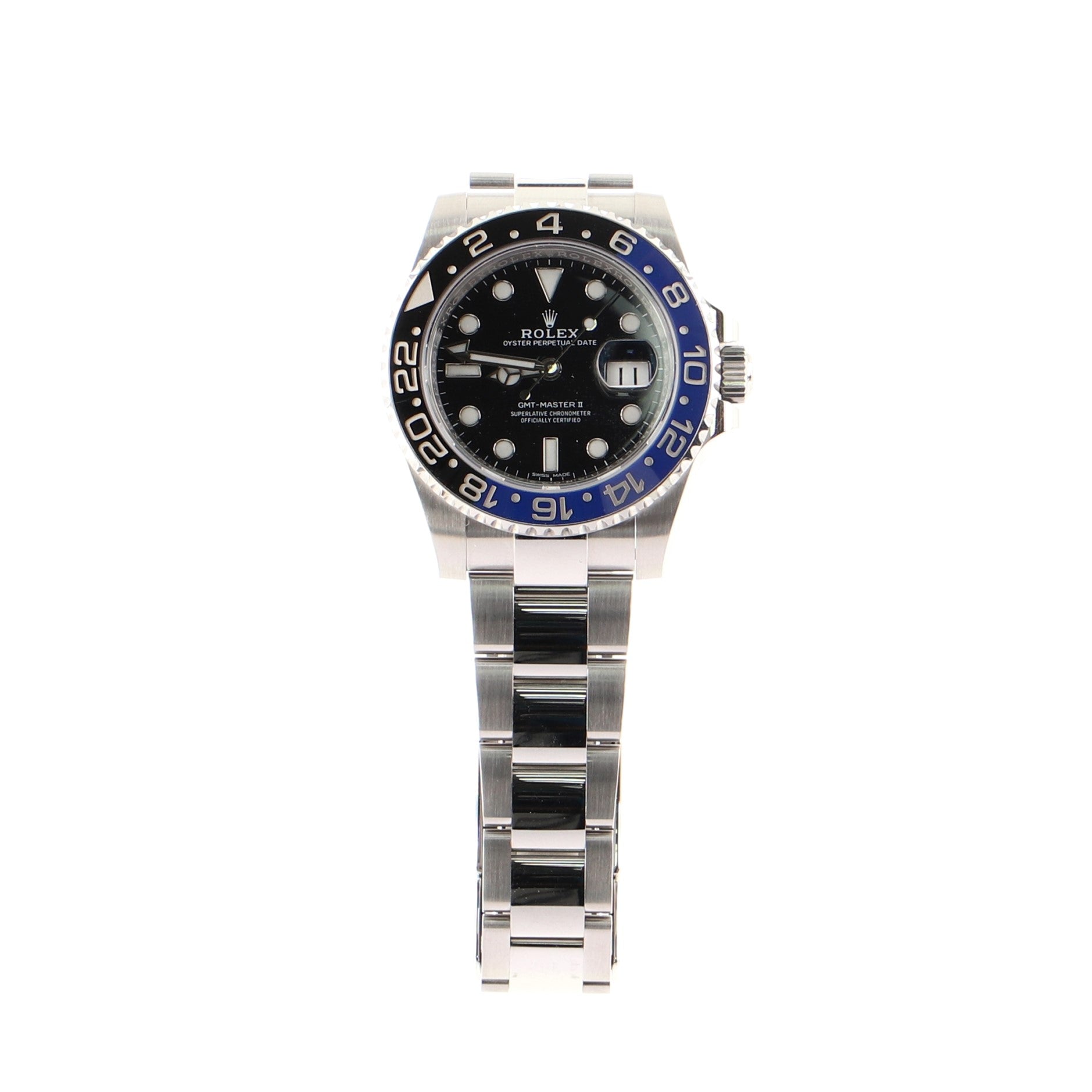Oyster Perpetual Date GMT-Master II Batman Automatic Watch Stainless Steel and Cerachrom 40