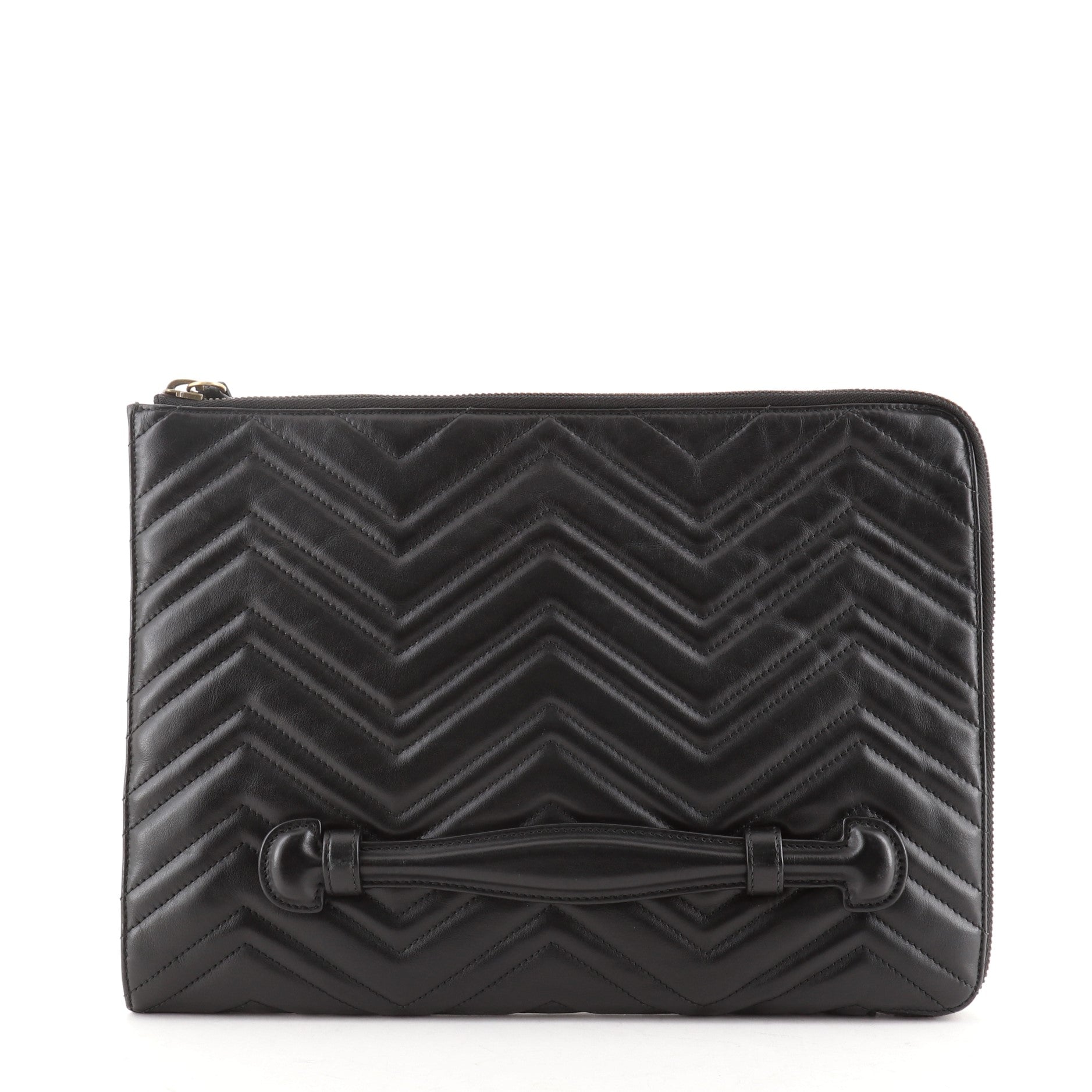 GG Marmont Portfolio Clutch Matelasse Leather