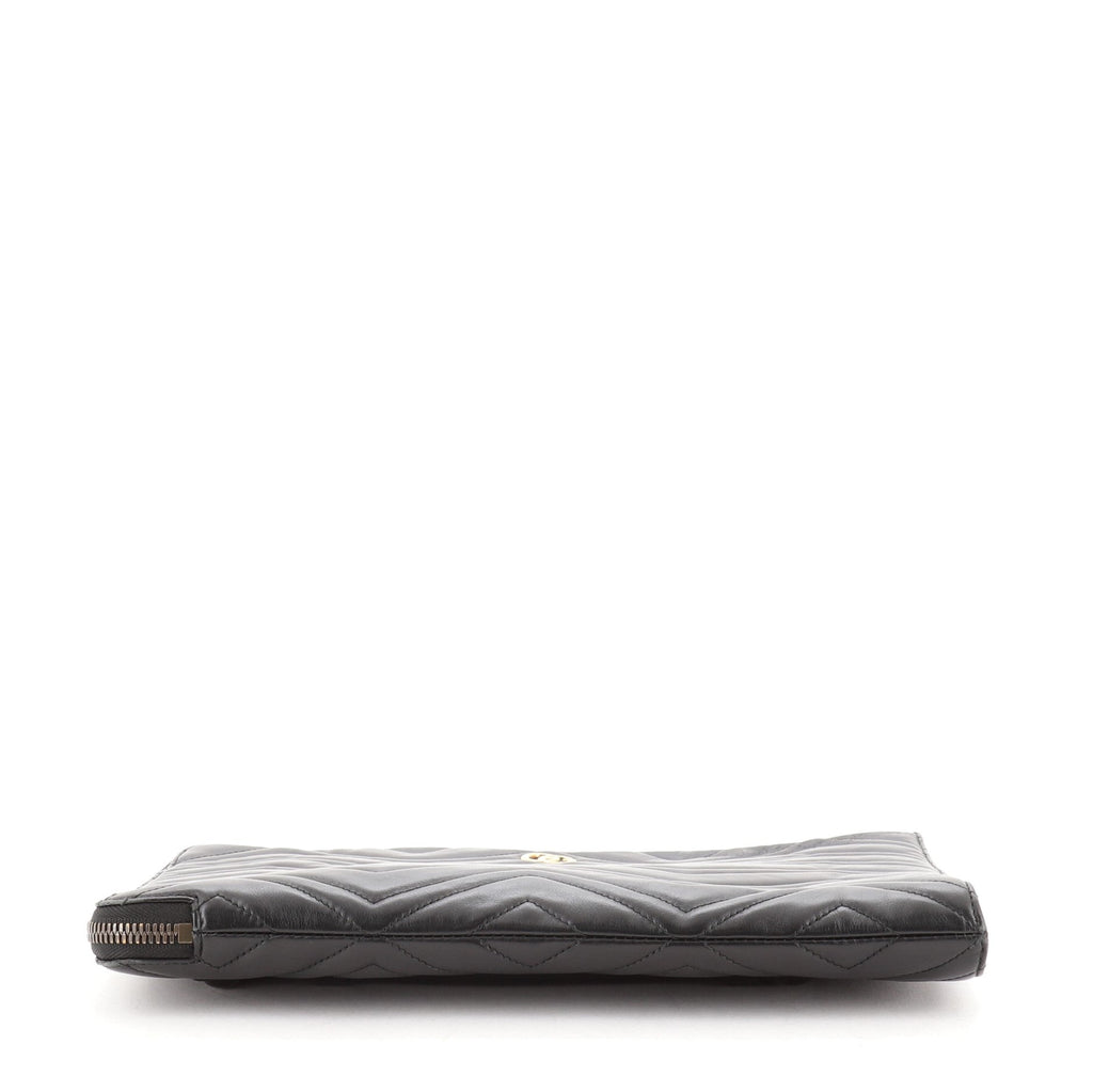 GG Marmont Portfolio Clutch Matelasse Leather