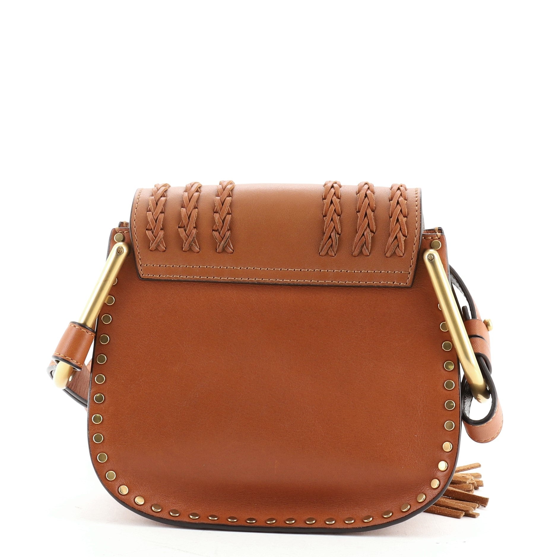 Hudson Handbag Whipstitch Leather Mini