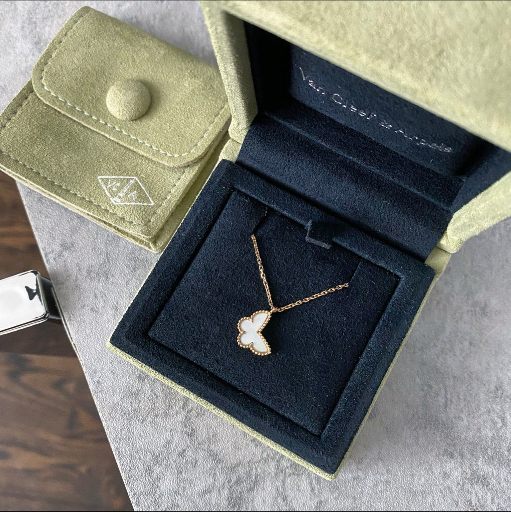 Van Cleef & Arpels Sweet Alhambra Butterfly Necklace