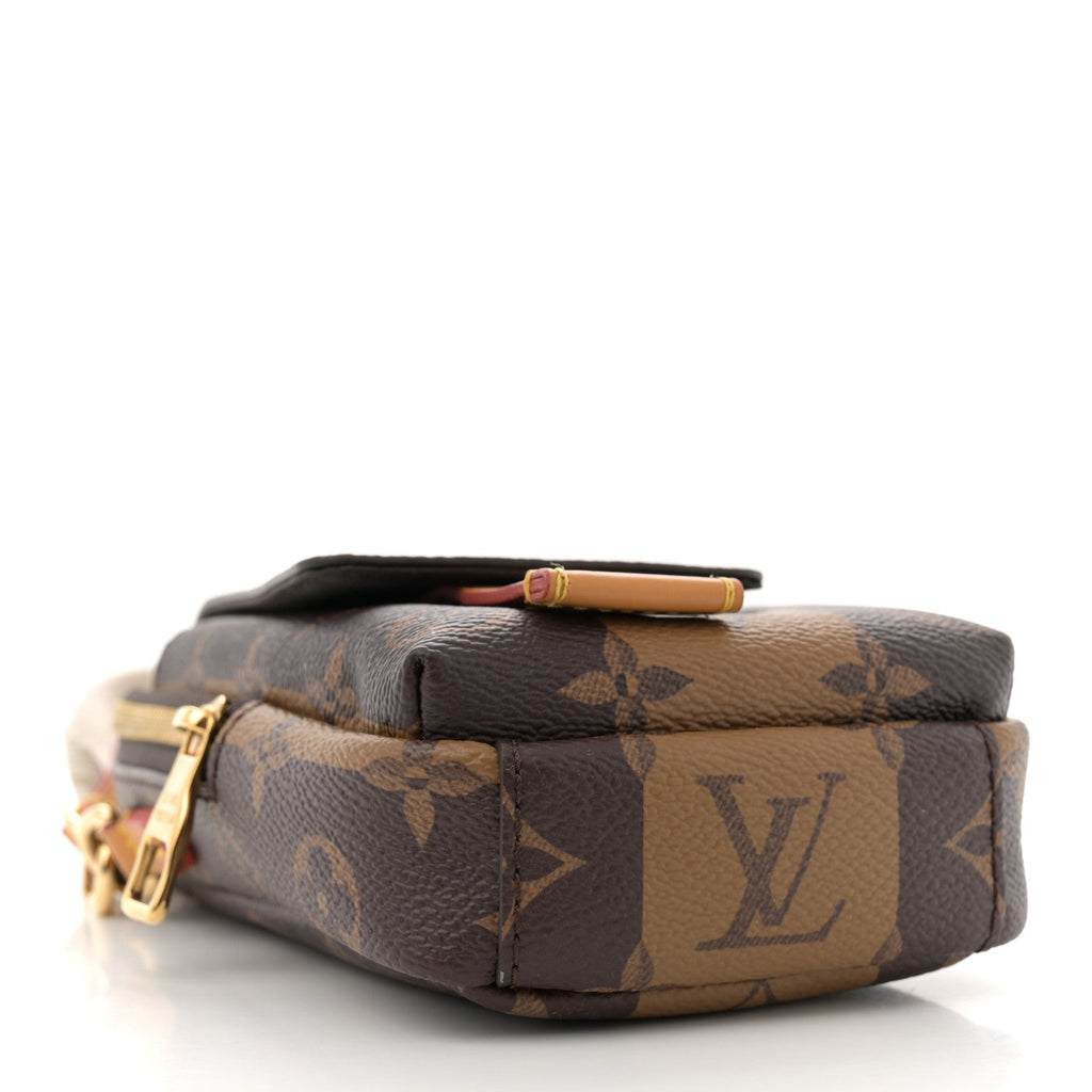 X NIGO Reverse Monogram Flat Double Phone Pouch
