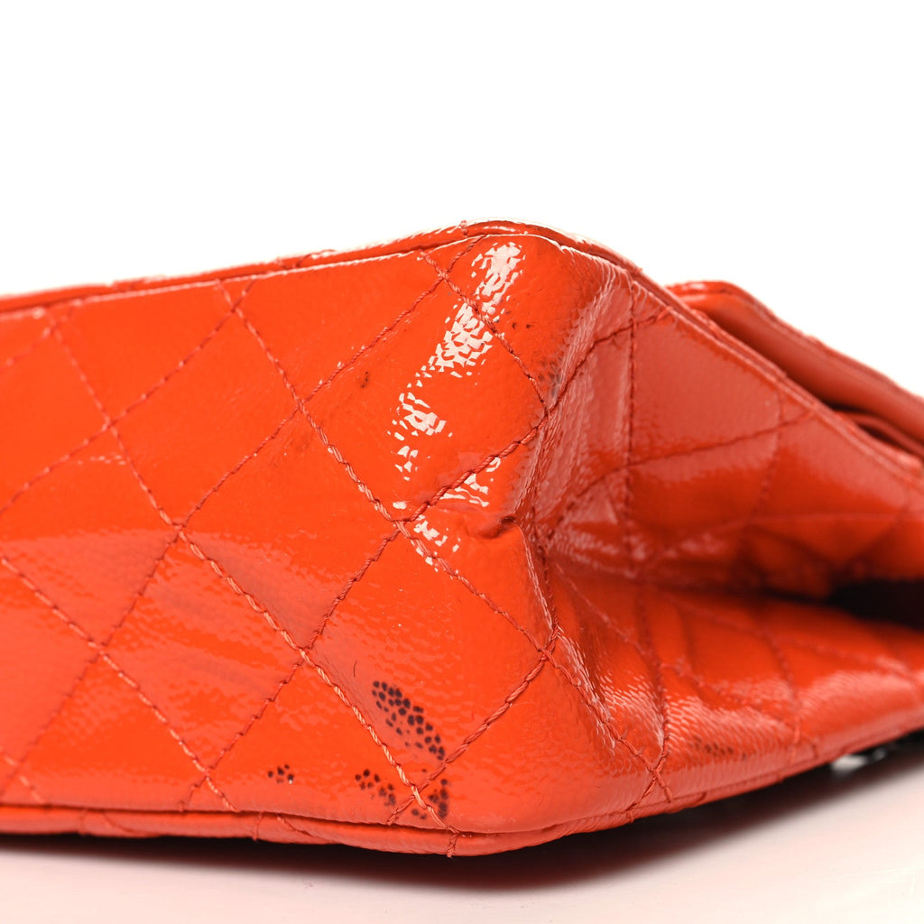 Patent Caviar Quilted 2.55 Reissue 226 Flap Orange