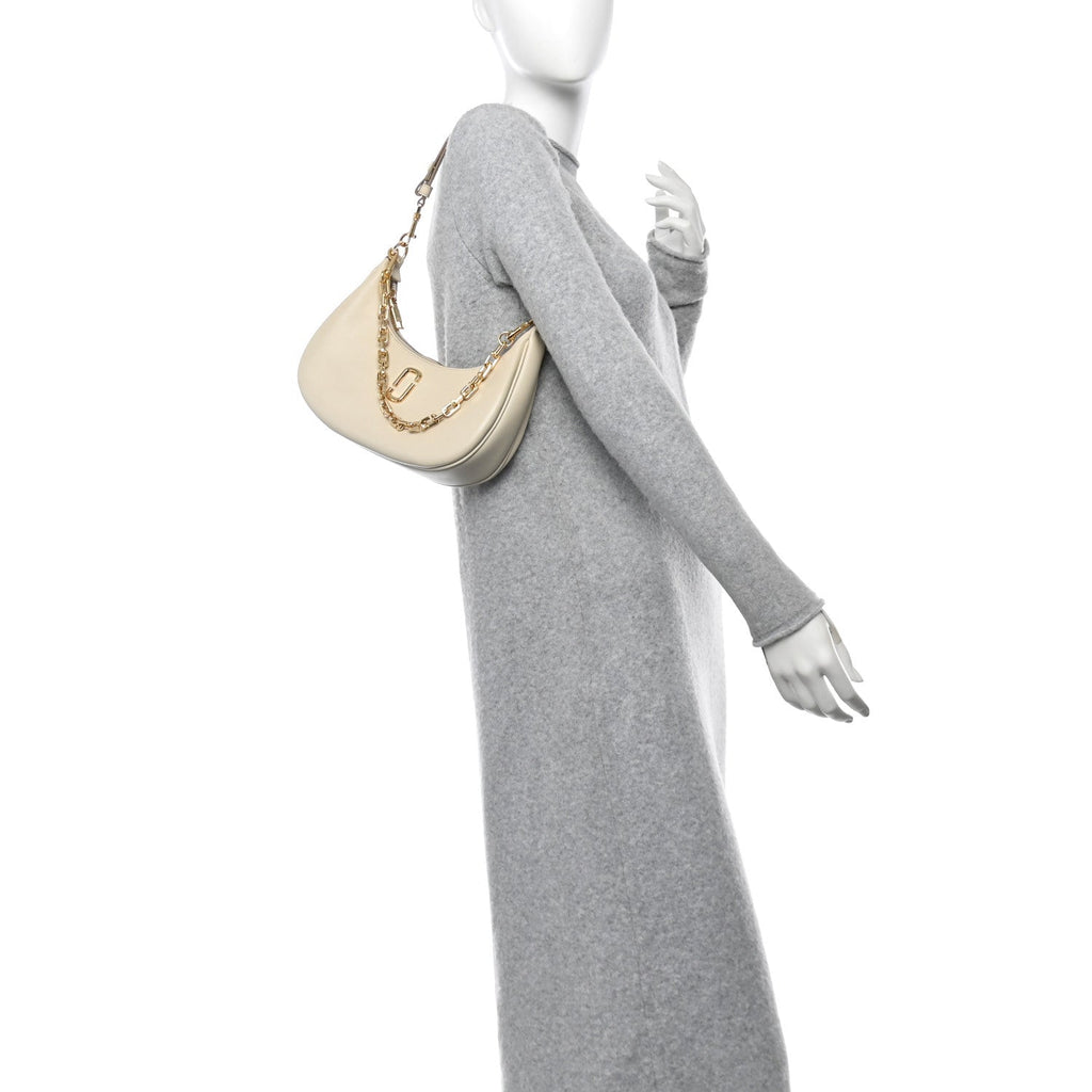 Calfskin The Curve Bag Cloud White