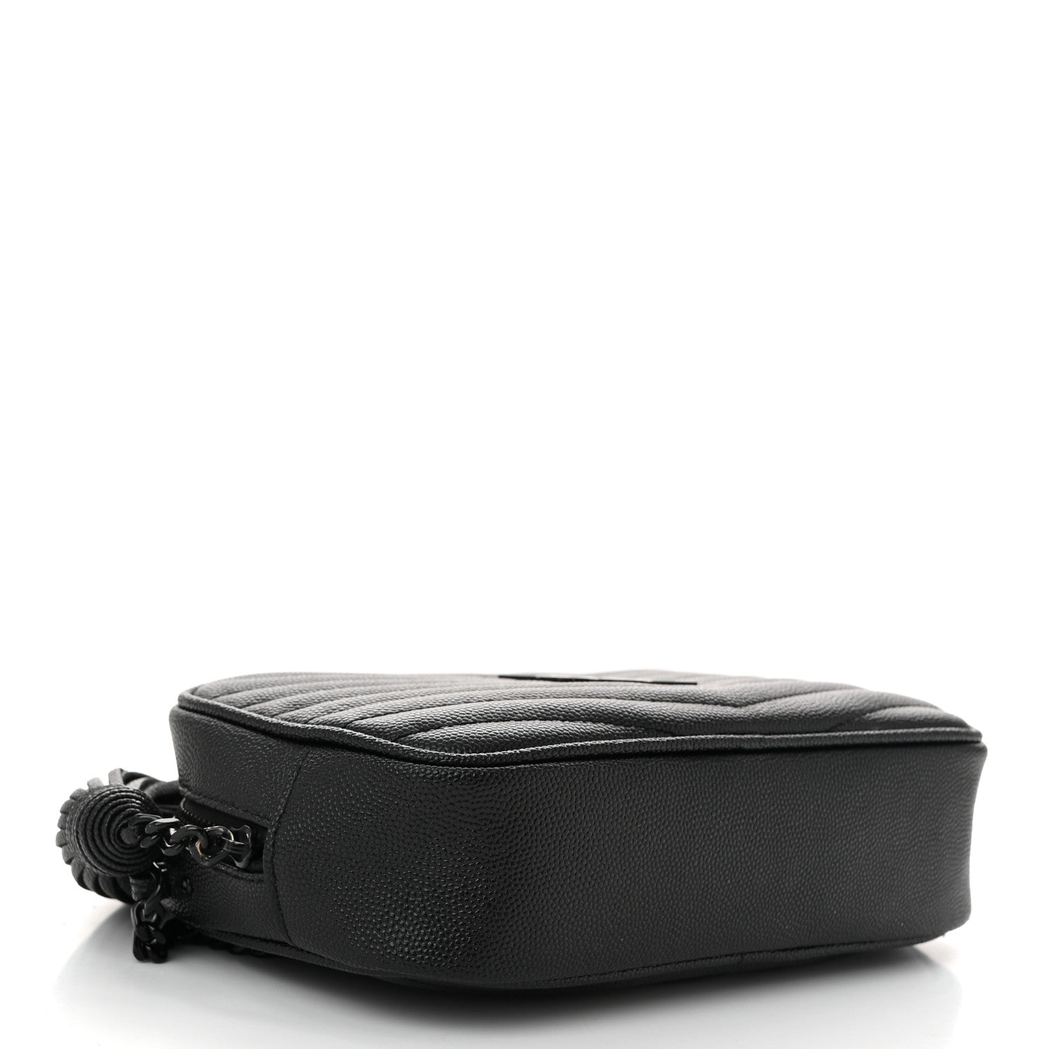 Grain De Poudre Matelasse Monochrome Monogram Mini Lou Camera Bag Black