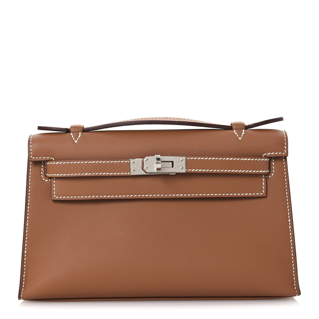 Swift Kelly Pochette Clutch Gold