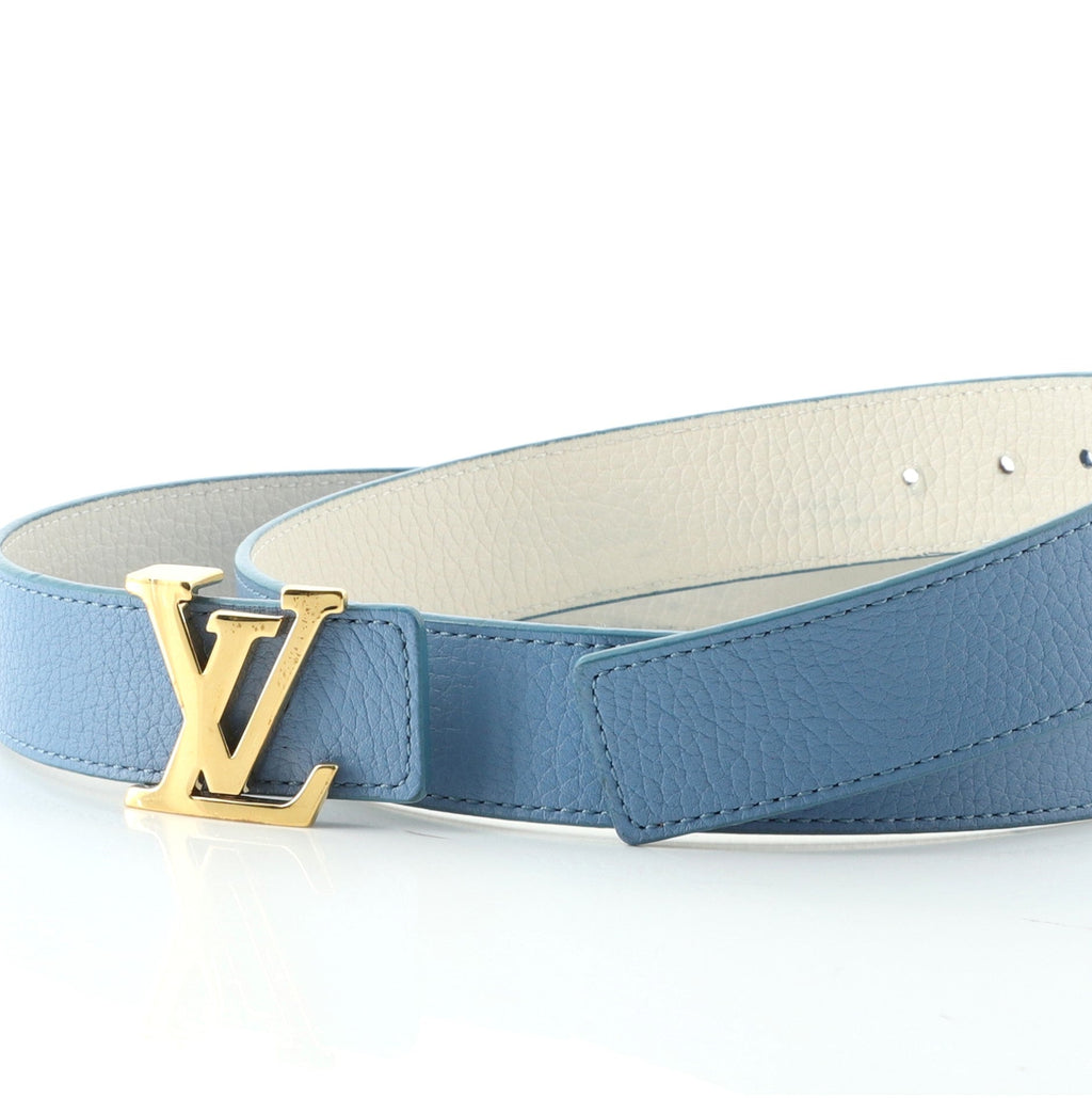 LV Initiales Reversible Belt Leather Thin 85