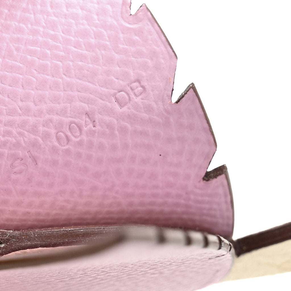 Ostrich Epsom Swift Birdy Bag Charm Mauve Sylvestre Nata Jaune Citron Magnolia Sesame