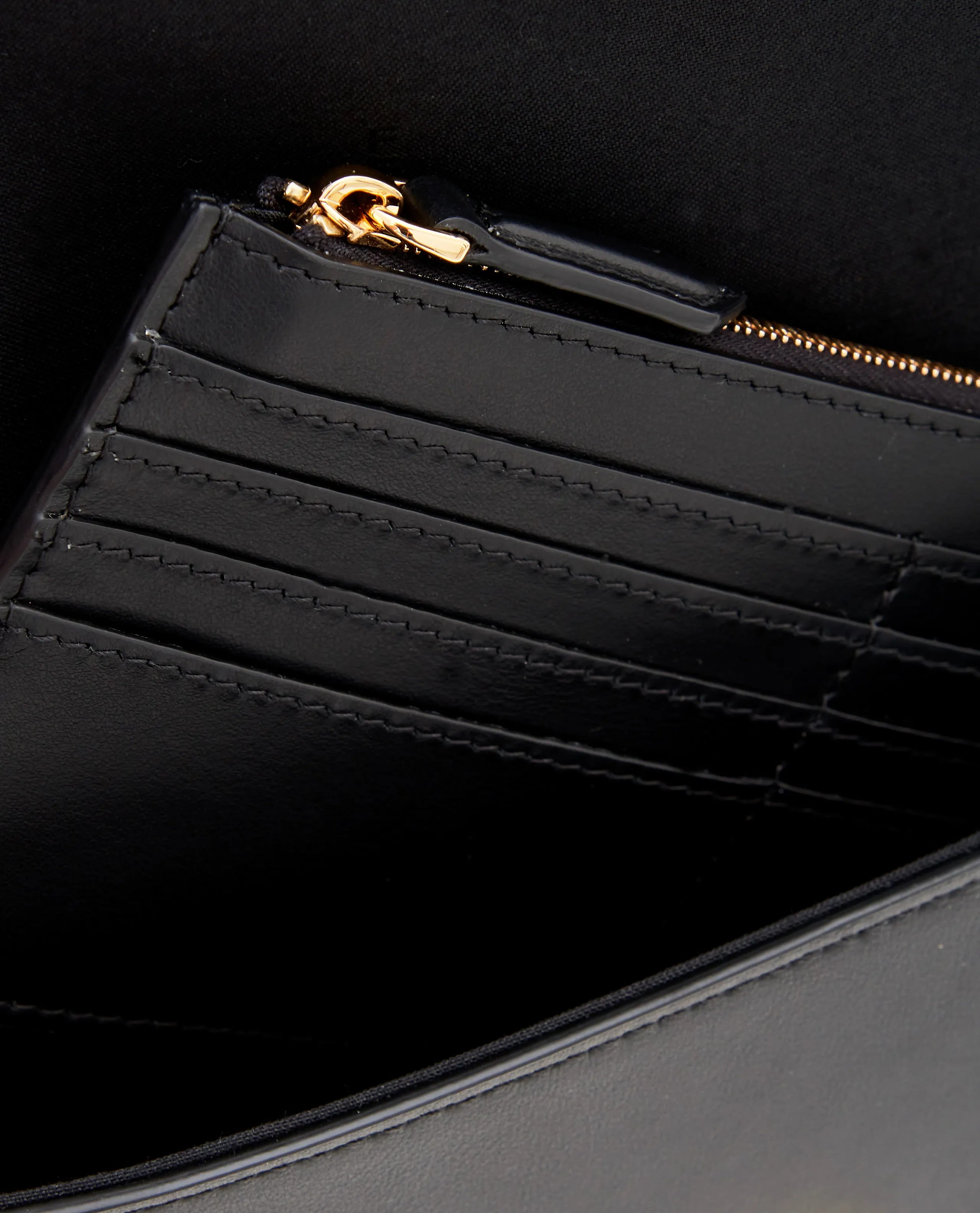 Fendigraphy FF Leather Wallet on Chain