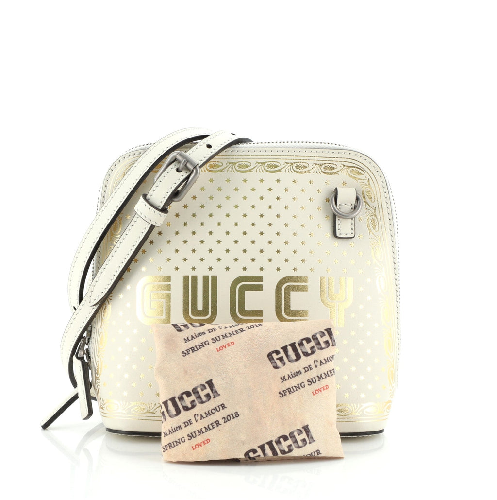 Dome Crossbody Bag Limited Edition Printed Leather Mini