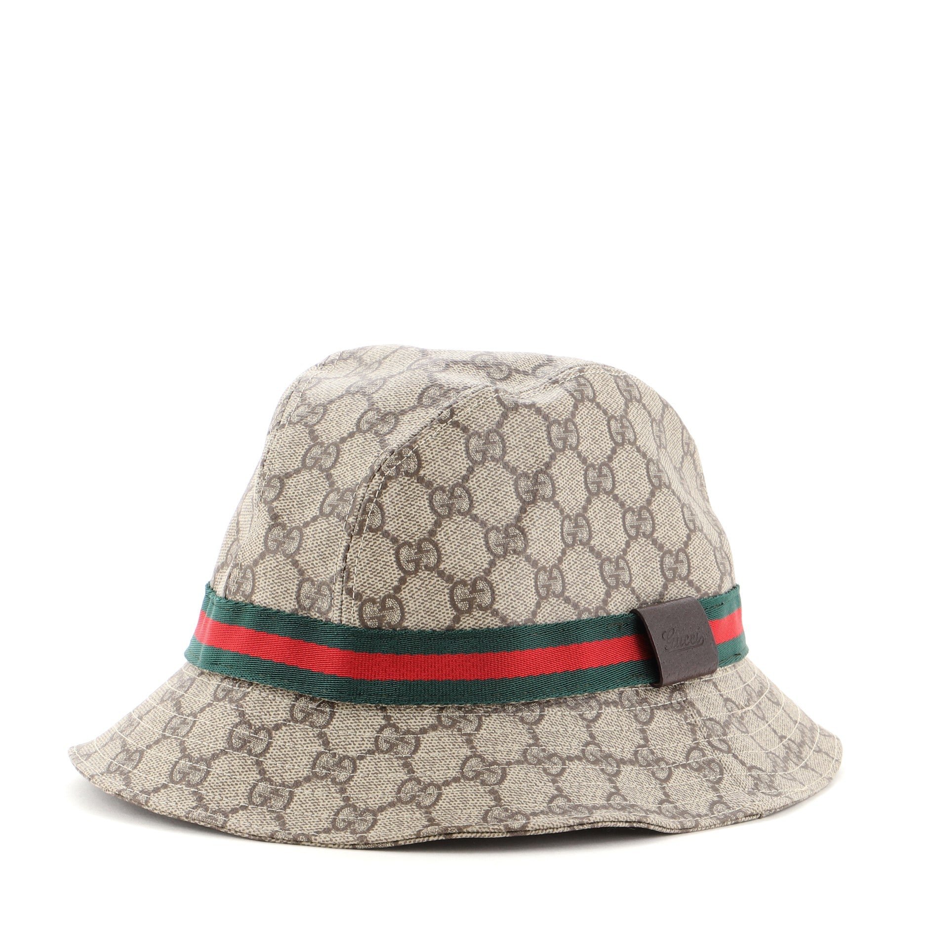 Web Bucket Hat GG Coated Canvas Large